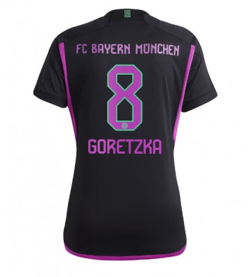 Bayern Munich Leon Goretzka #8 Segunda Equipación Mujer 2023-24 Manga Corta